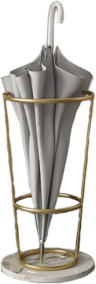 Umbrella Stand, Marble Metal Umbrella Storage Rack for Home or Hotel Lobby, Simple Design Umbrella Shelf for Convenient Organization, Elegant and Functional