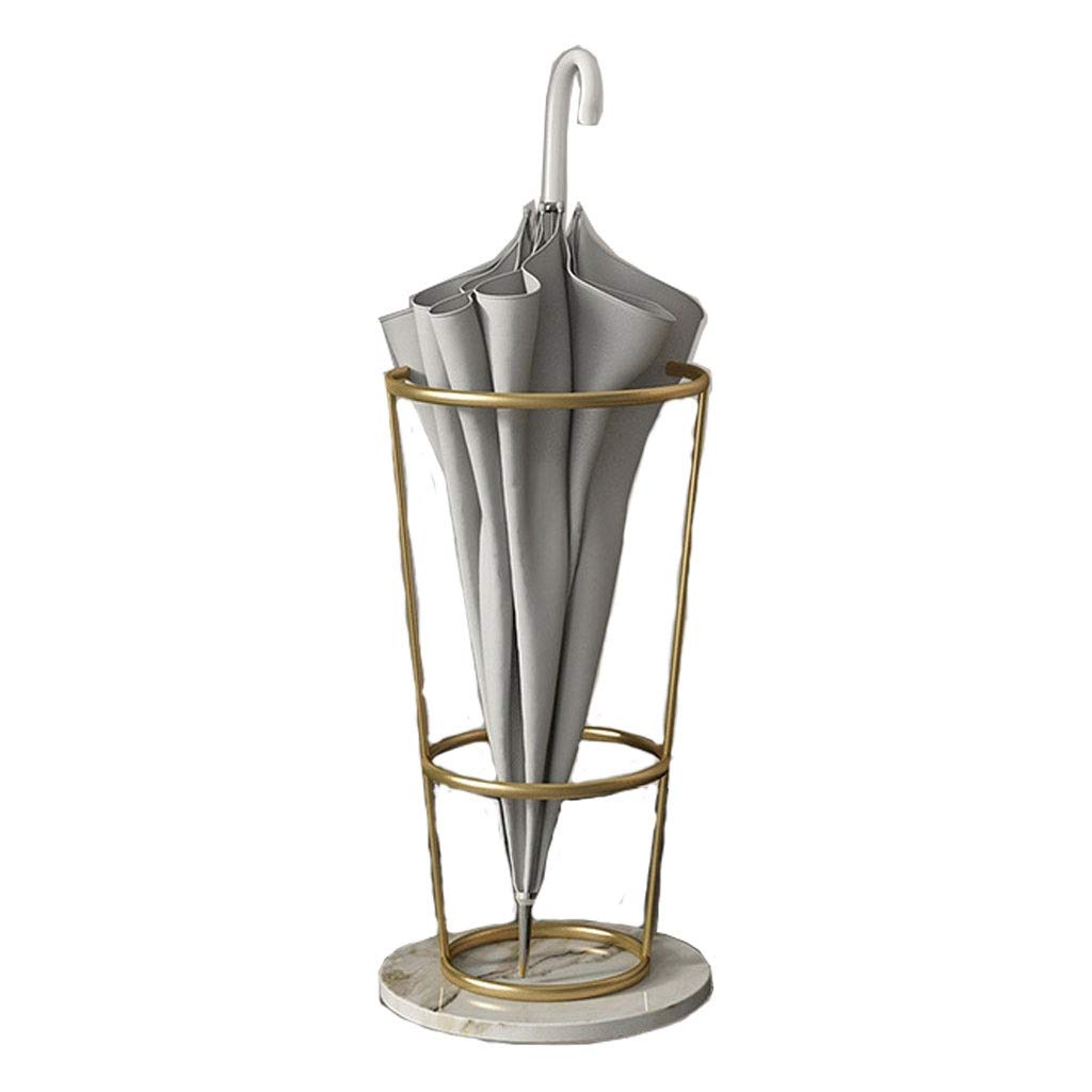 Gardeneea Umbrella Stand, Marble Umbrella Stand Light Hotel Lobby Metal Umbrella Shelf Simple Home Umbrella Storage Rack Umbrella stand