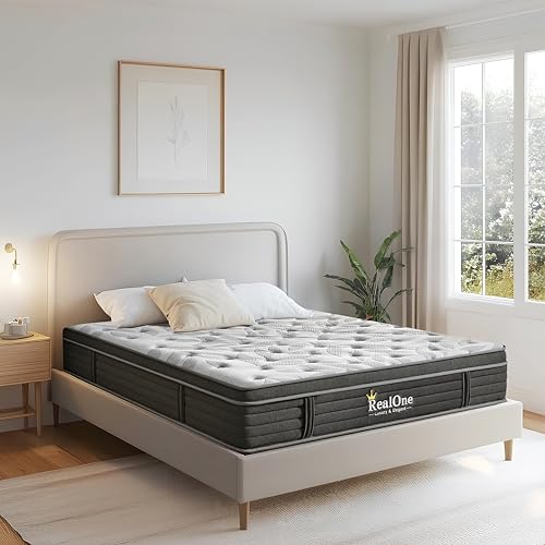 REALONE Queen 10" Hybrid Mattress with Pocket Springs