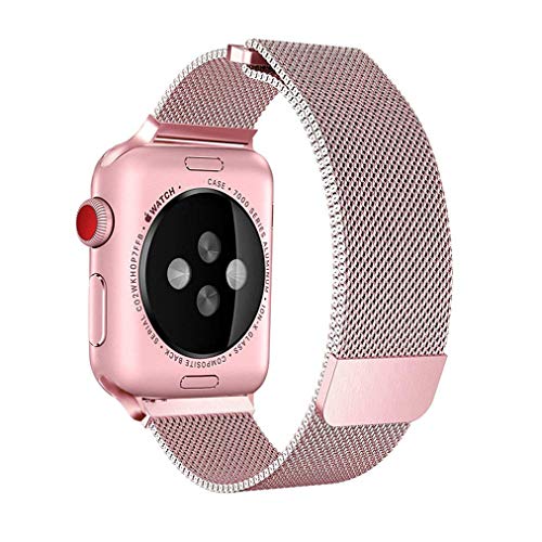 Pulseira Apple Watch Milanese Loop 38mm Pink Rosê