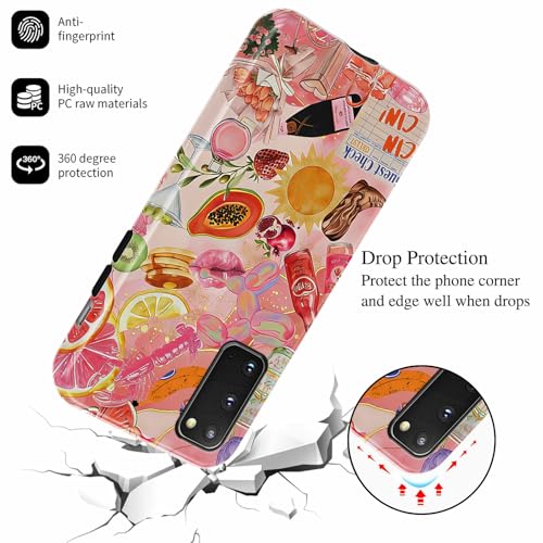 Coque Samsung S20 FE 5G rigide silicone souple fleur de citron - 5