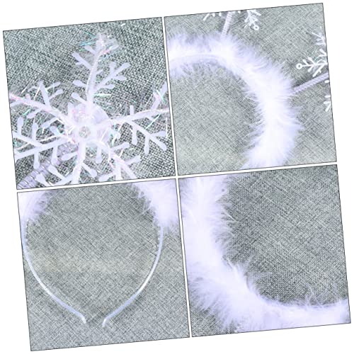 NOLITOY 12 Peças Tiara De Neve Para Mulheres Faixas De Cabeça Femininas Acessórios De Cabelo Para Bo