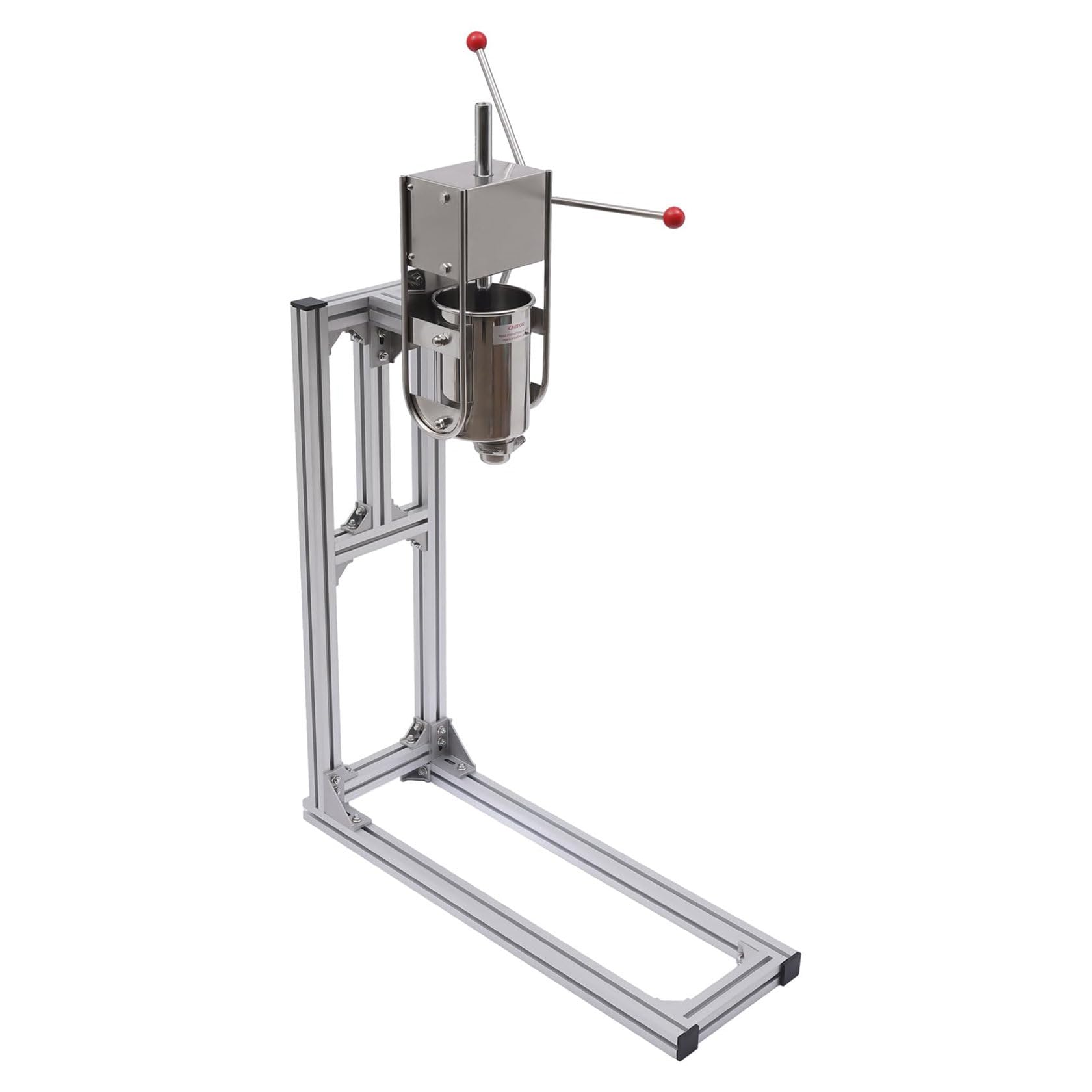 Machine à Churros Verticale Manuelle Robuste De 3l, 5l, 7l, Fabricant De Beignets Espagnols, Remplissage De Beignets De Fruits Latins En Acier Inoxydable, Avec Support De Travail En Forme De L,5L