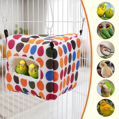 Image of Litewoo Bird Bed Nest House Hanging Winter Warm Parrot Hammock for Parakeet