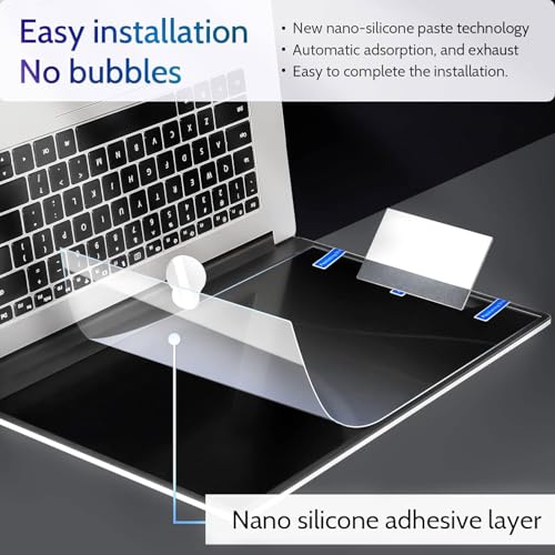 Image of Matte AntiGlare Screenguard Compatible With Laptops With Macbook Air 13.6 Inch M2 / M3 / M4 /M5 Chip A2681 A3113 A3240 [2022-2026] Fiber 9H Hardness Screen Protector Not a Tempered Glass