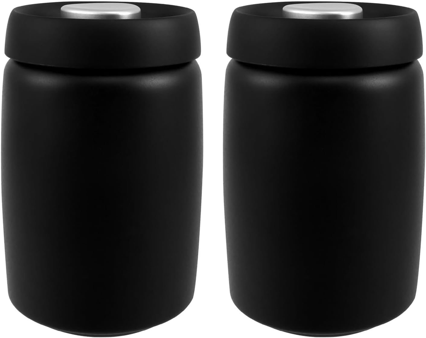 1200ml Vacuum Sealed Jug Coffee Beans Stainless Steel Canister Grains Candy Storage(3PCS Stainless Steel)