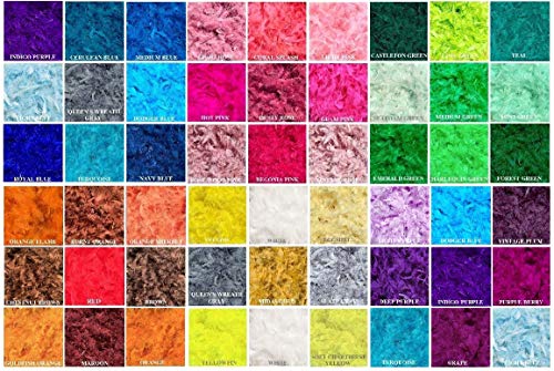 Cozy Glamour Solid Boas 6 Foot Long 50 Gram In A Variety Of Shades Great For Parties, Crafts, And Fun! (Red #55) #TOP2