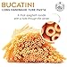 Morelli Bucatini Pasta Noodles - Premium Organic Italian Pasta from Italy - Handcrafted, Family Owned Gourmet Brand - Made With Durum Wheat Semolina 17.6 oz (500 g) - Pack of 1