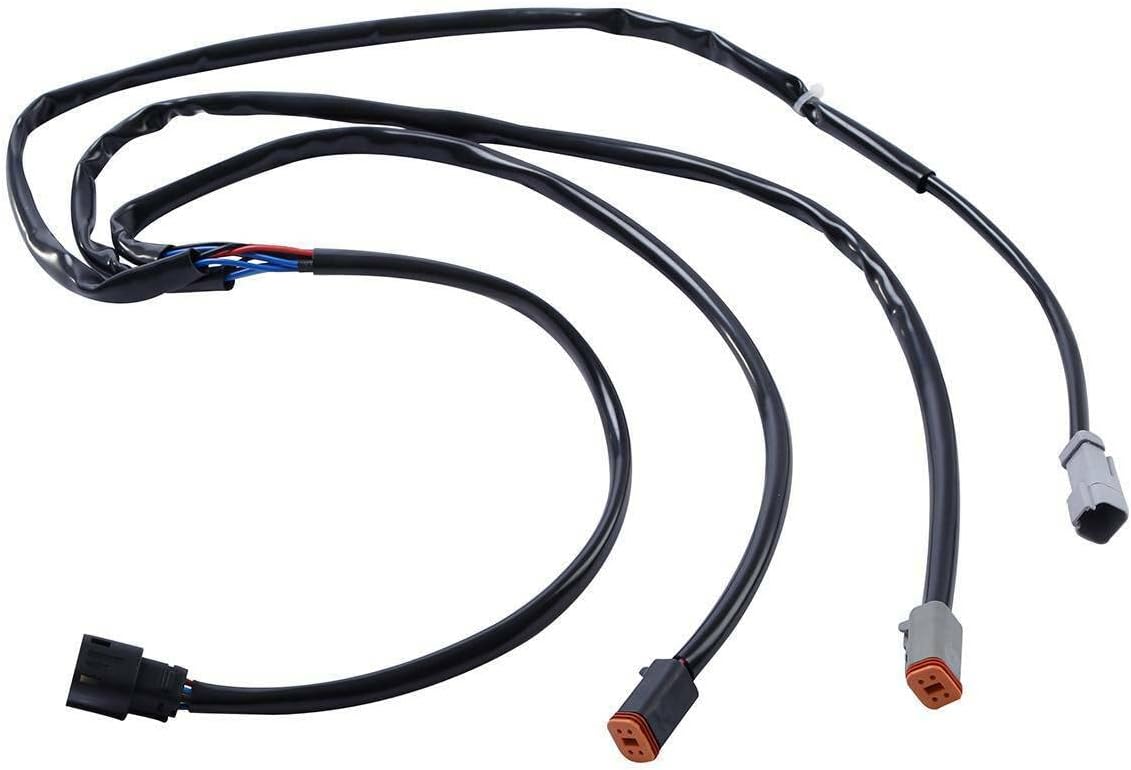 TCMT LED Rear Fender Fascia Wire Fit For Harley Touring Road King Electra Road Street Glide 2014-2023