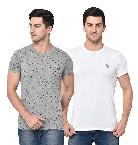 Image of Mack Jonney Regular Fit Mens Tshirts(Pack of 2-MACK631961)