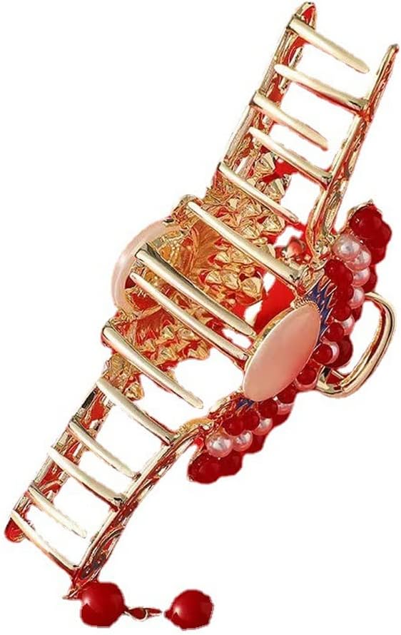 コレットマルーフ ワイヤー花デザインのヘアバレッタ 9cm