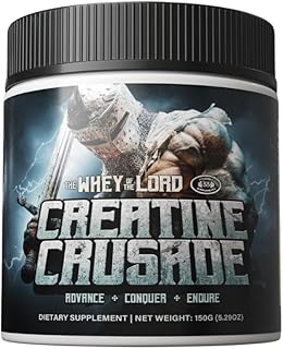 Creatine Crusade Powder, Strength, Power, Endurance, Muscle Growth (Flavorless)