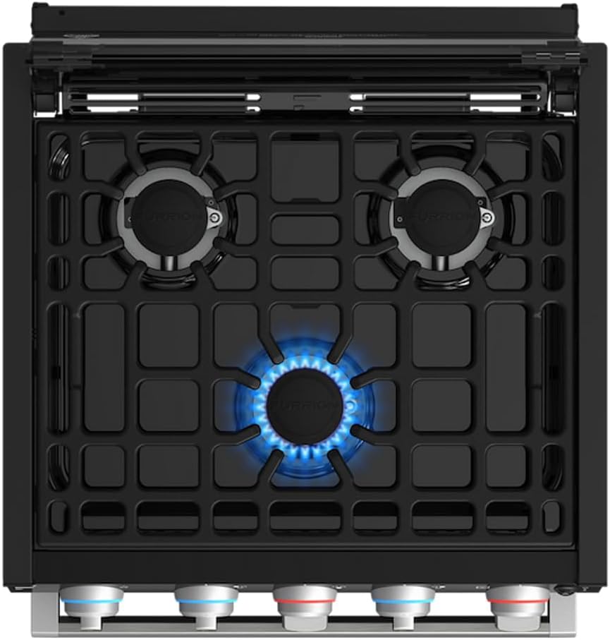 Greystone - 21" RV Digital Gas Range, Stainless W/Towel Rack Handle