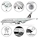 Lose Fun Park 1:160 Scale Large Model Airplane Qatar A380 Plane Models Diecast Airplanes with LED Light for Collection or Gift