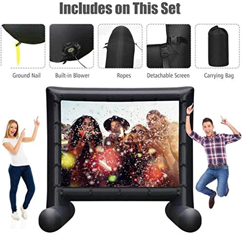 Pantalla Inflable Portátil para Proyector 14 Pies miniatura 4