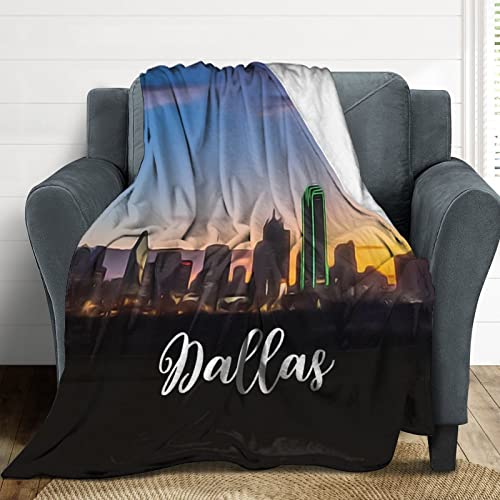 Couverture microfibre de qualité supérieure flanelle Dallas grand format pour lit et canapé - 8