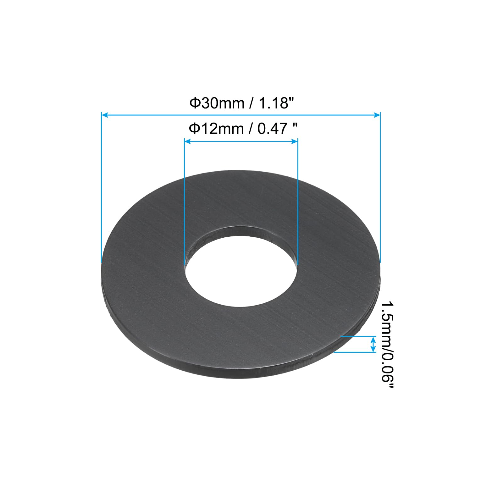 PATIKIL M12 Nylon Flat Washer - Image 2