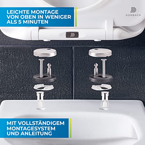 WC-Sitz Dombach Premium Toilettendeckel abnehmbar mit Absenkautomatik