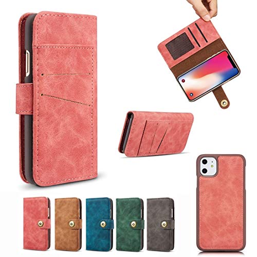 Cuir housse holster au design rétro avec rangements pour cartes