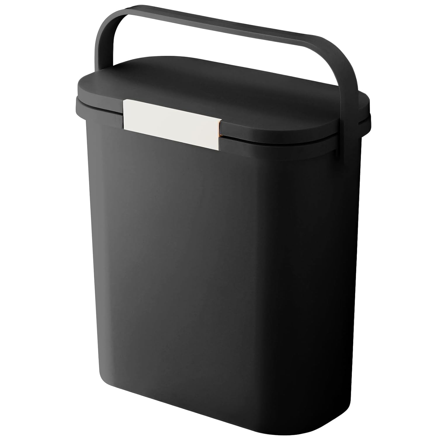 RISU GBED020 Portable Odor Resistant Pail, 3.2 gal (10 L), Black, 3.8 gal (10 L), Made in Japan, Moving, Packing, Odor Leaking, Diapers, Pet Sheets, Garbage
