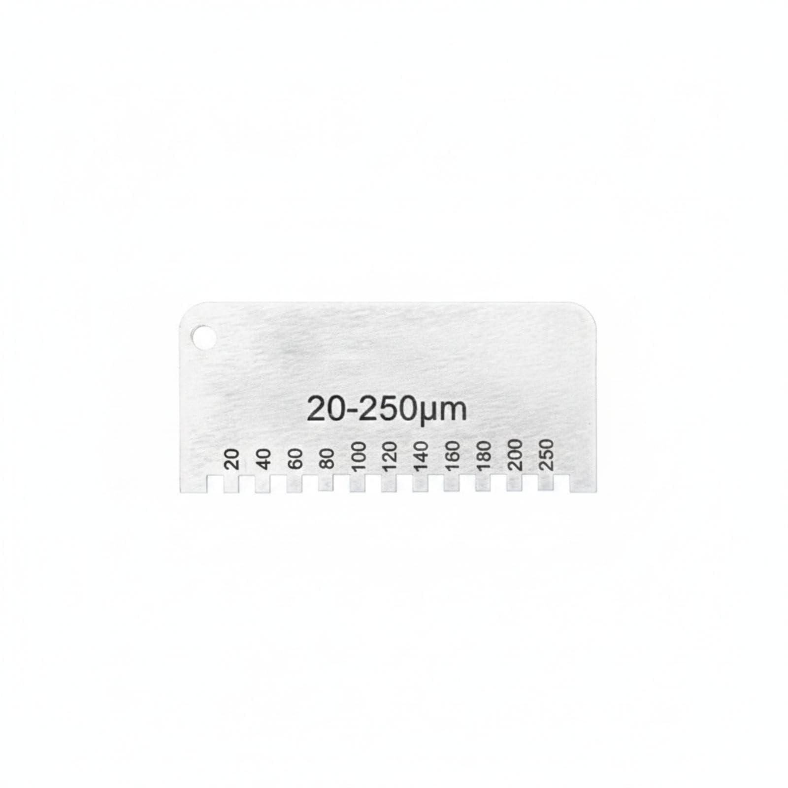 CALANDIS Wet Film Comb Gauge Stainless Steel Wet Film Thickness Gauge Comb Rectangular for Inspectors, Painters, in-Field Inspection, Workshop 20-250-image-33