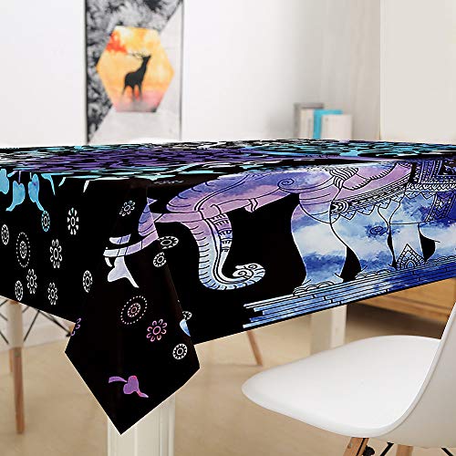 Nappe éléphant anti-tache rectangulaire pour protéger votre table