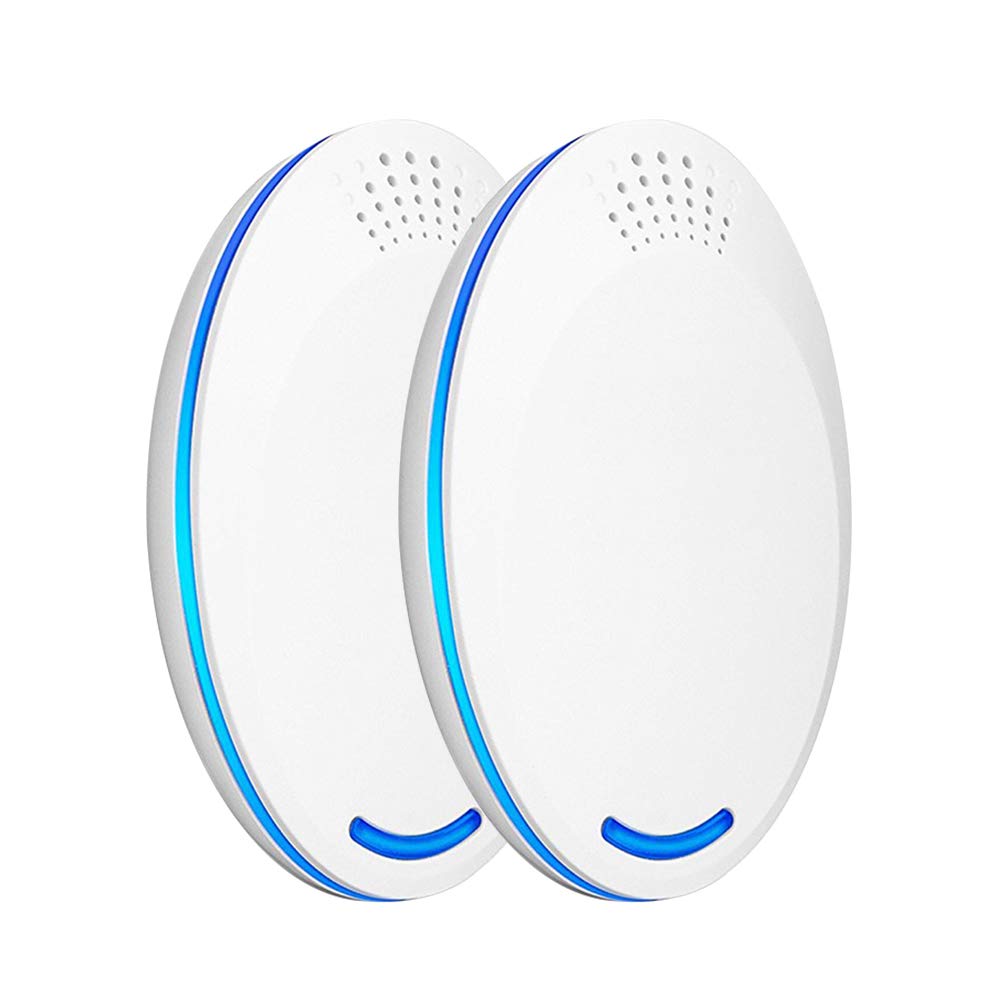 yosunl 2Pcs Pest Repeller Plug Electric Pest Control - Professional Safe Home Mosquitos Repellent - For Fleas, Bed Bugs, Cockroach, Rats, Rodents, Roaches, Mice, Insect, Ants, Spiders EU