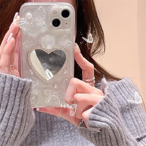 Coque époxy papillon pour iPhone 15 Pro Max et modèles 14 13 12 11 - 2