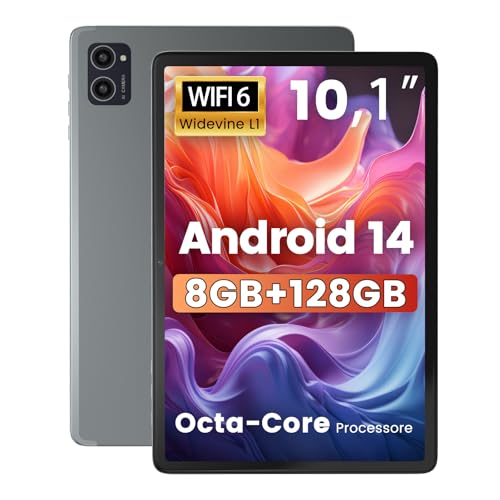 Azeyou Tablet Android 14 da 10,1", Processore Octa Core, 8GB+128GB+1TB