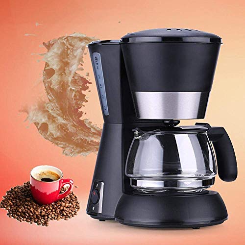 FCYIXIA Cafetera - Cafetera con Interruptor de Taza de café con cafetera de Filtro de Tono Dorado, Negro - Imagen 3