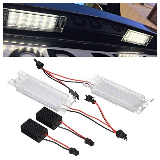 OUYAWEI Für Alfa Romeo 147 156 159 166 Giulietta Mito GT Spider MiTo Führerscheinbeleuchtung Auto Zubehör Accesorios auto