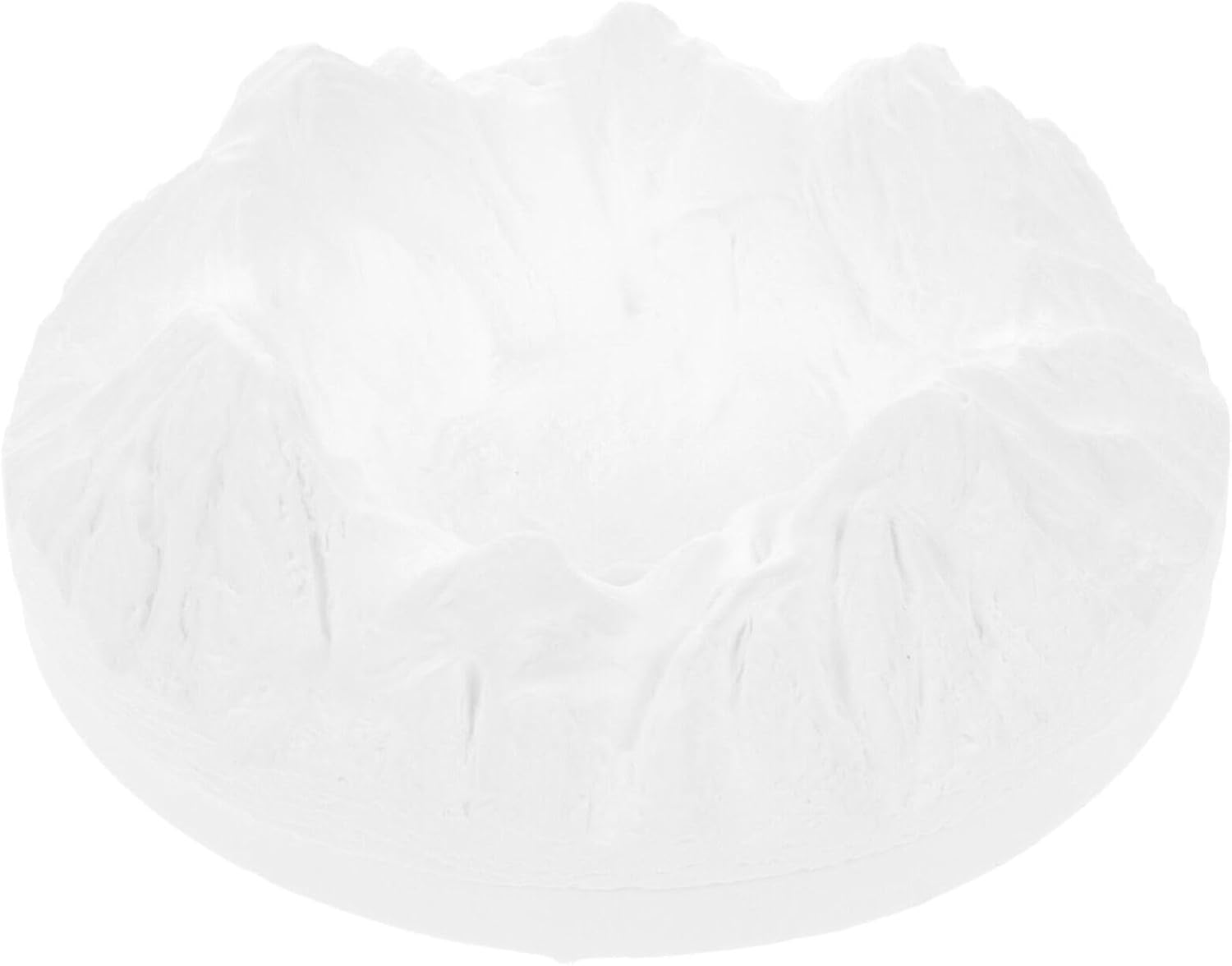 Cabilock Mini Snow Mountain Craft Gypsum Snow Mountain Decor for Home Photography Prop Unique Table Decoration for Nature-Themed Displays and