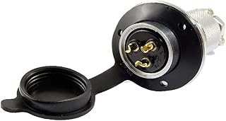 New Lon0167 DF25-3 250V 25A 3 Pin Waterproof Cirular Connector Adapter(DF25-3 220V 25A 3-Pin-Adapter fÃ¼r wasserdichte Adapterstecker