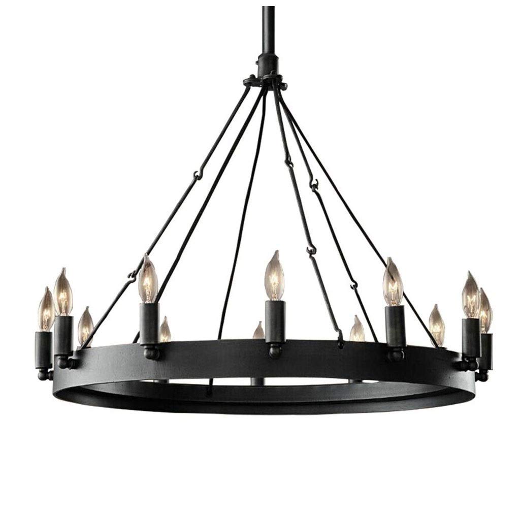 Éclairage de plafond de café bar avec cette grande suspension vintage E14