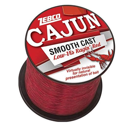 Cajun Low VIS QTR # Spool 4LB -RED