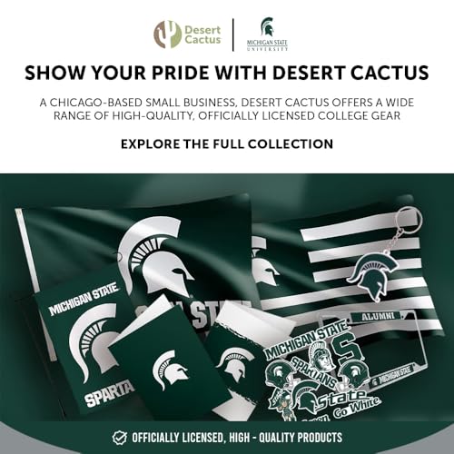 Gorra bordada ajustable Verde Spartans MSU miniatura 6