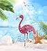 COTA Global Sparkling Pink Flamingo Refrigerator Magnet - Stylish Pink Rhinestone Crystals, Flamingo Fridge Magnet, Cute Magnets for Locker, Flamingo Magnet Decor, Flamingo Kitchen Gifts - 2.5 Inches