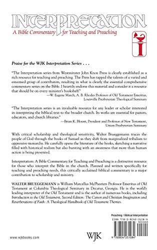 First and Second Samuel: Interpretation: A Bible Commentary for Teaching and Preaching - Image 2