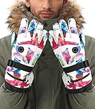 AROMA SEASON Beheizbare Handschuhe mit Akku für Männer und Frauen | Ideal für Skifahren und Snowboarden | Lindert Raynaud Syndrom | hohe Heiz- und Akkuleistung | Modell Colored S/M