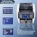 Awoco Money Counter Bank-Grade/Bill Counter Machine Mixed Denomination with Value Counting, Support Mult-Currency, UV/MG/MT/IR/Double CIS Counterfeit Detectionr with External Display