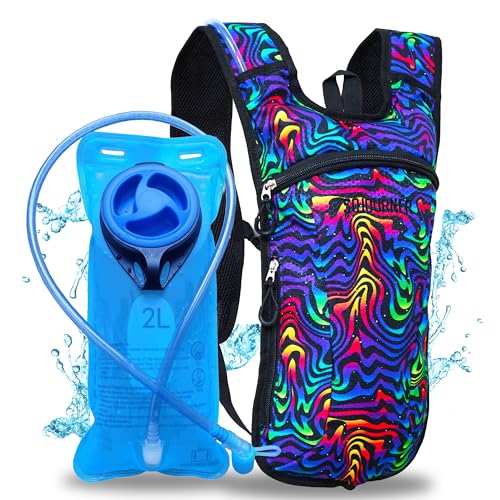 Image of Sojourner Rave Hydration Pack - Hydration Backpack - Hydropack with 2L Bladder - Water Backpack for Festivals, Hiking, Running, Biking and More