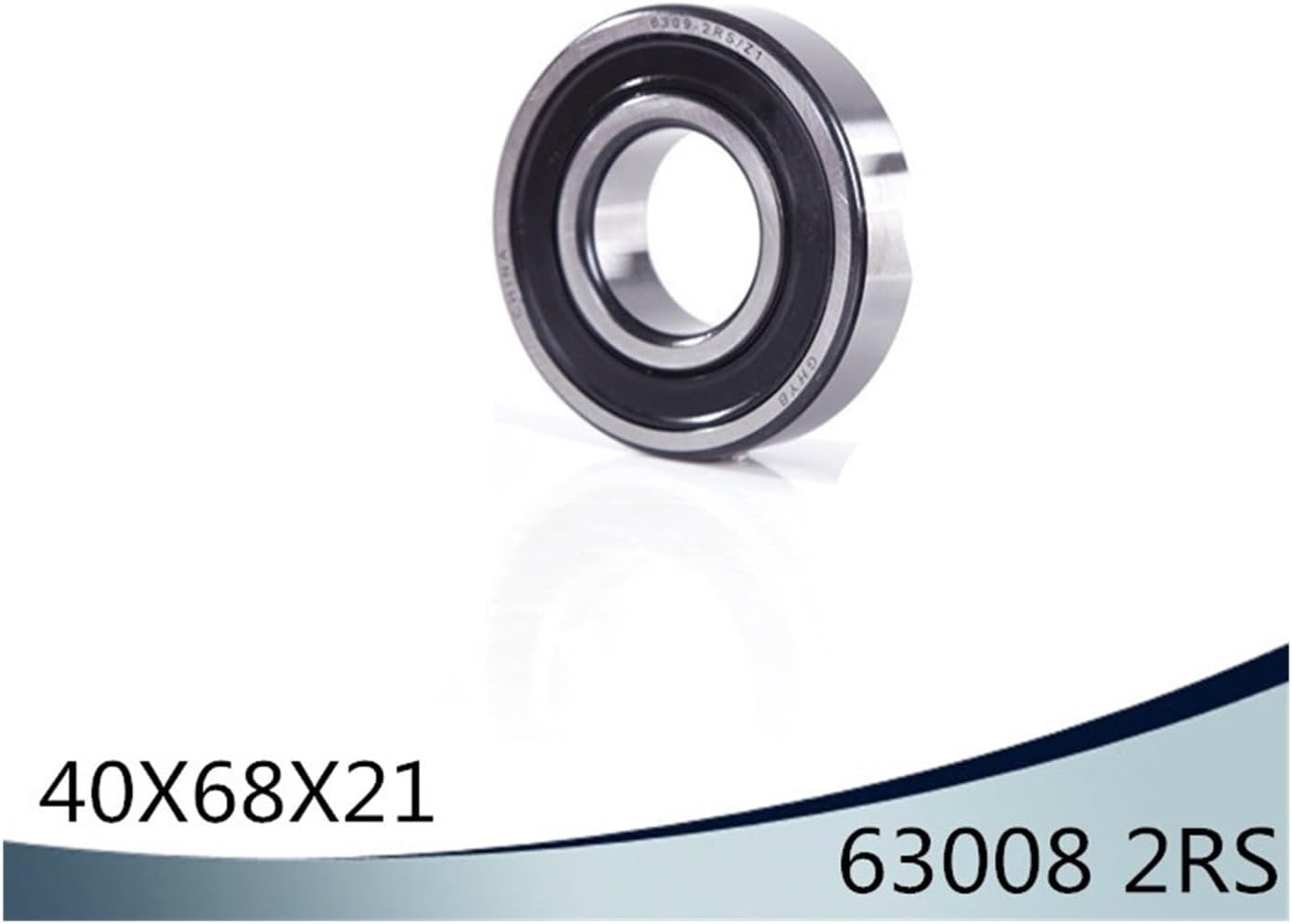 63008 2RS Non-Standard 406821 Ball Bearings 40 * 68 * 21 mm ABEC-1 (2 Pcs) Bearing