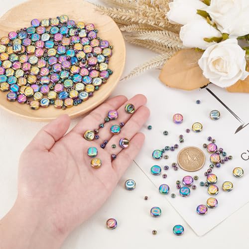 PH PandaHall 244pcs Glass Letter Beads - Image 3