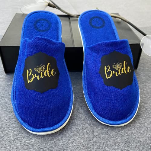 Image of BRIDE Home Slippers For Women And Props For Wedding Shoot & Gifting