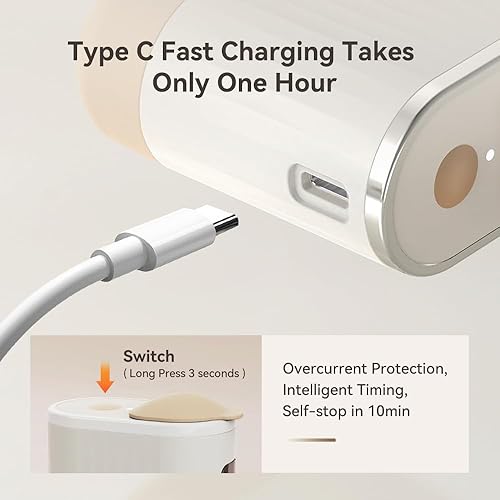 Miniatura 8 de Kimairay Aplicador de aceite capilar y masajeador eléctrico 2 en 1, aplicador de aceite de cuero cabelludo masajeador para el crecimiento del