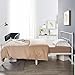 Yaheetech 13 inch Twin Size Metal Bed Frame with Headboard and Footboard Platform Bed Frame with Storage No Box Spring Needed Mattress Foundation White