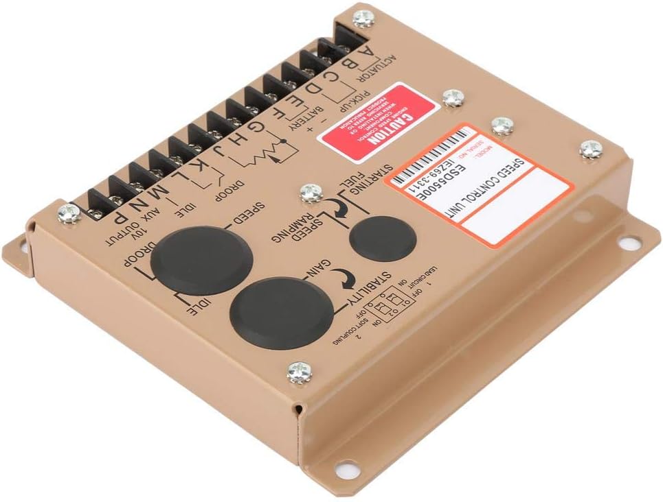 ESD5500E Generator Electronic Engine Speed Controller Governor Generator Controller Panel for Motor Speed Control : Industrial & Scientific
