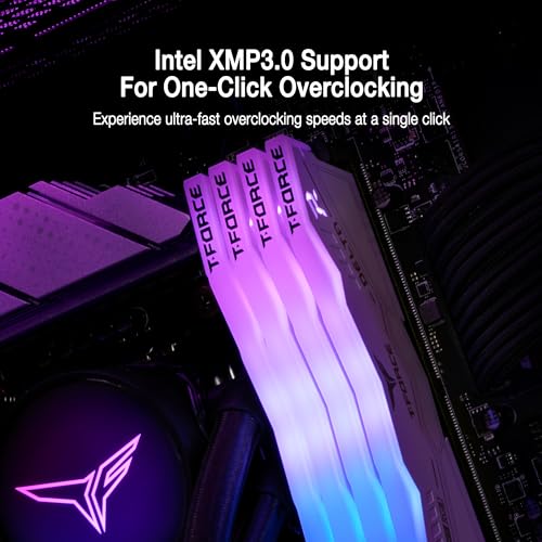 TEAMGROUP T-Force Delta RGB DDR5 Ram 32GB (2x16GB) 6000MHz PC5-48000 CL30 Intel XMP 3.0 & AMD Expo Compatible Desktop Memory Module Ram White FF4D532G6000HC30DC01 - Image 4