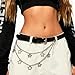 Marrywindix Hip Hop Pants Chain Y2K Star Pants Chain Goth Layered Pocket Accessory for Women Men Punk Jeans Wallet Halloween Jewelry Clothing Accessories