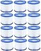 Produktbild Ersatz Filterkartusche für Bestway VI Filter,VI Filterkartusche für Pool,Aufblasbare Ersatz Filter für Schwimmbad,für Whirlpool,für Palm Springs,für Monaco,für Größe 6-58323. (12 Pack)